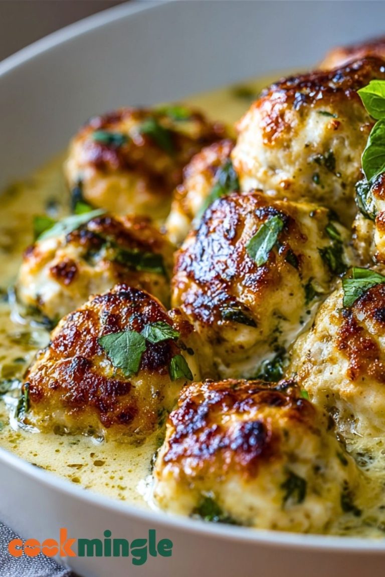 Baked Chicken Ricotta Meatballs
