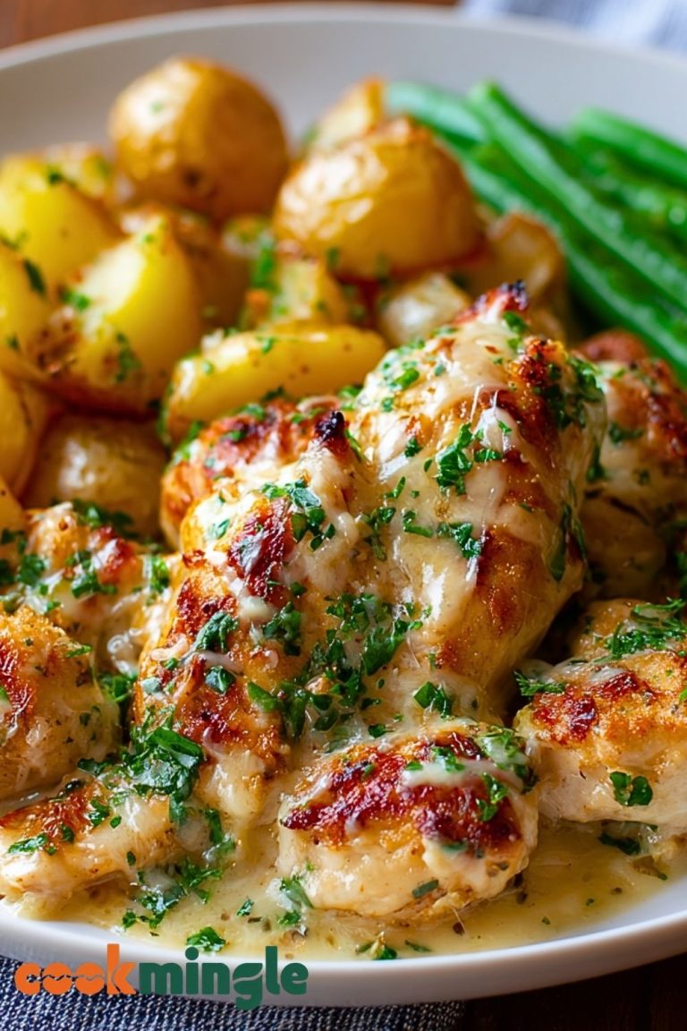 Garlic Parmesan Chicken and Potatoes