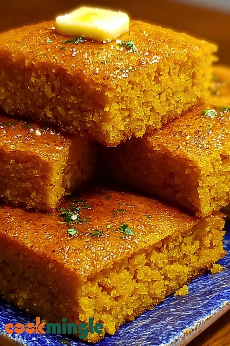 Honey Butter Sweet Potato Cornbread