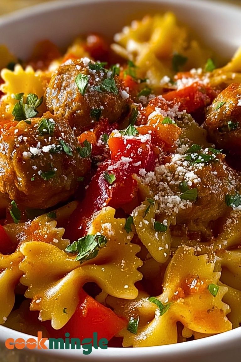 Italian Sausage With Bow Tie Pasta
