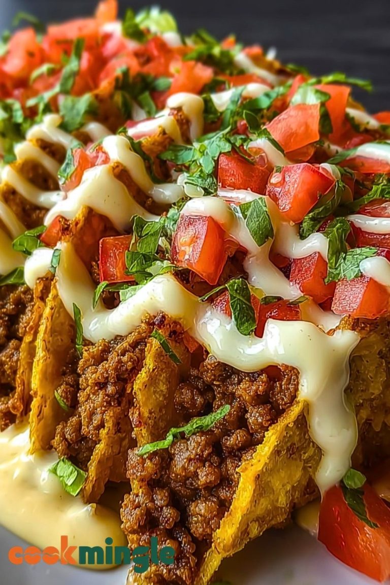 Loaded Taco Creamy Cheese Sauce