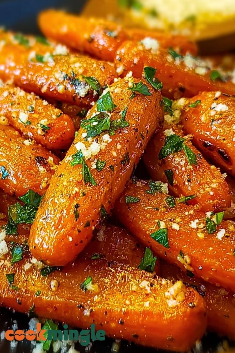 Parmesan Garlic Roasted Carrots