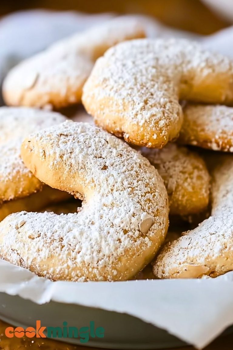 Almond Crescent Cookies