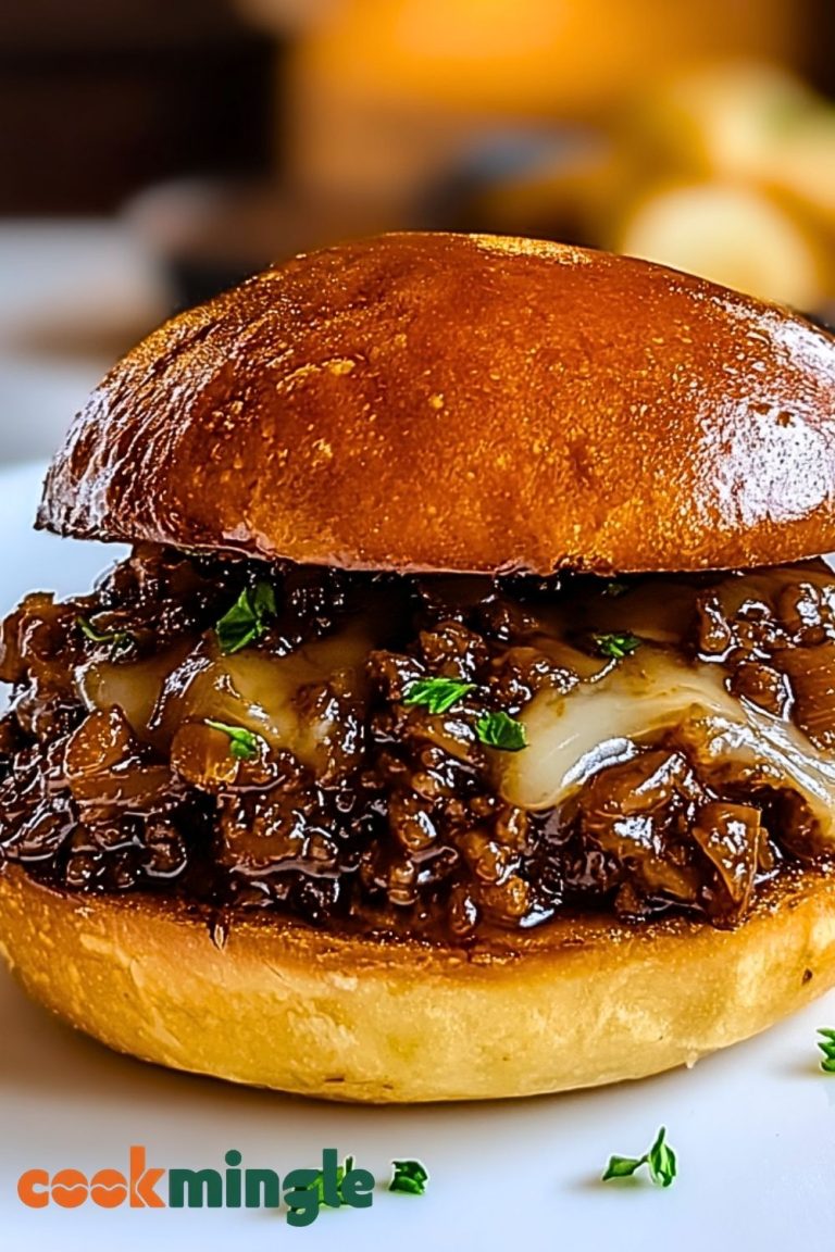 Best French Onion Beef Sloppy Joes