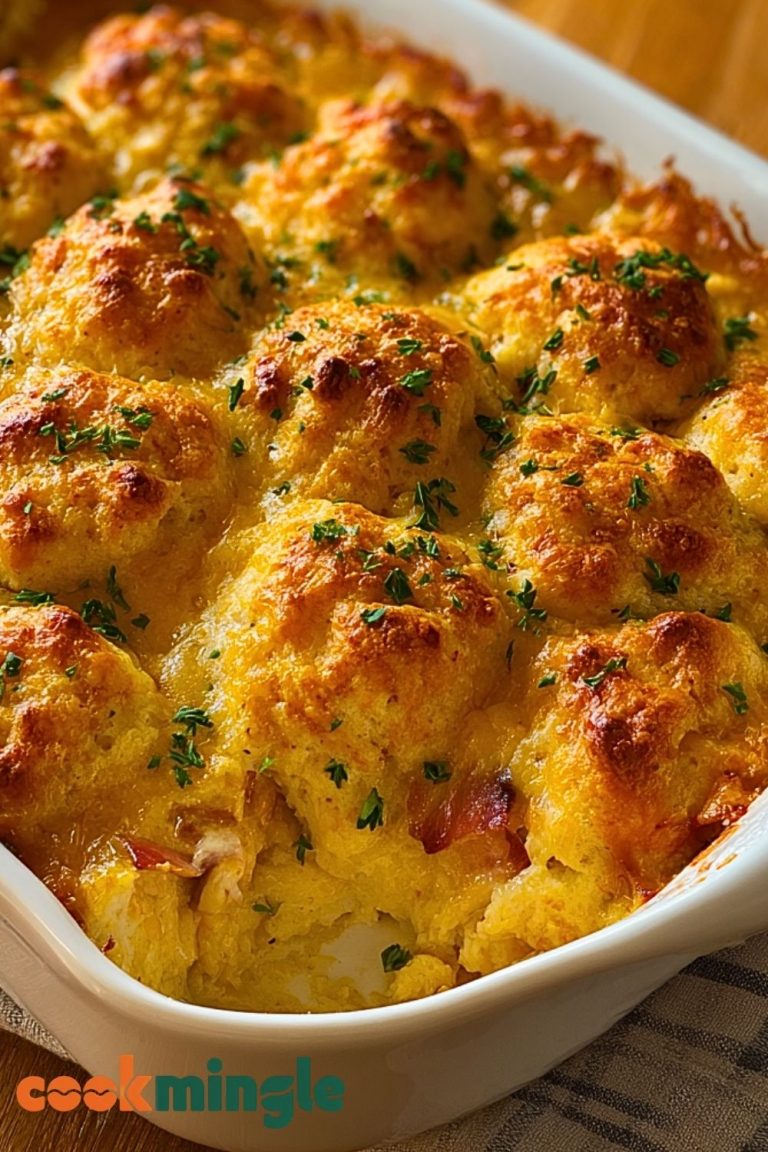 Chicken Bubble Biscuit Bake Casserole