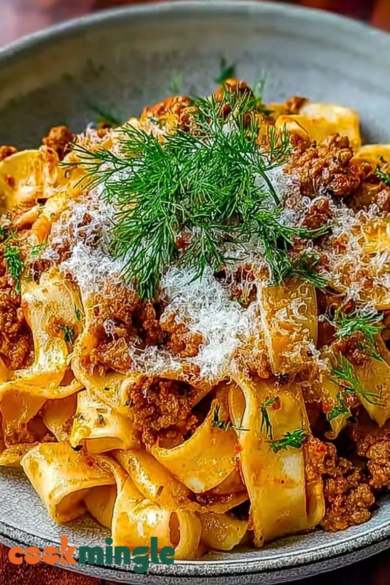 Creamy Calabrian Chili Pappardelle with Sausage & Fennel