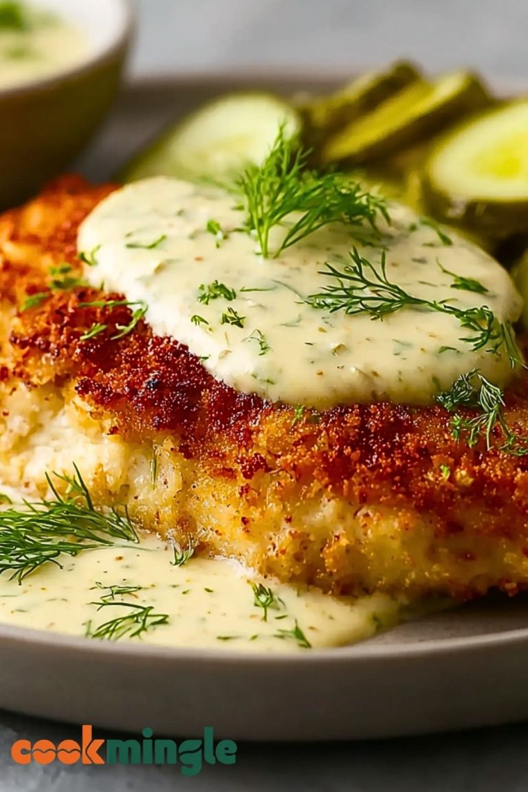 Crispy Dill Pickle Parmesan Chicken