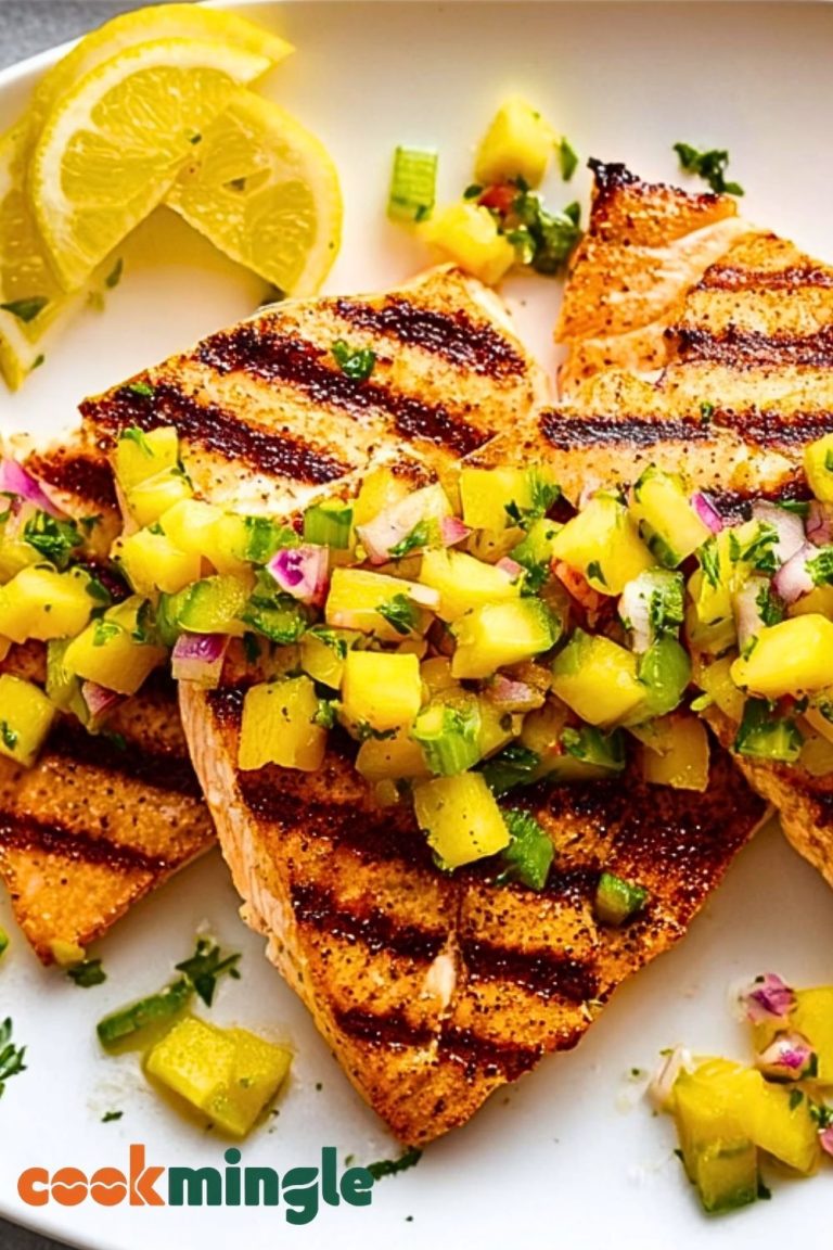 Easy Grilled Salmon with Mango Salsa