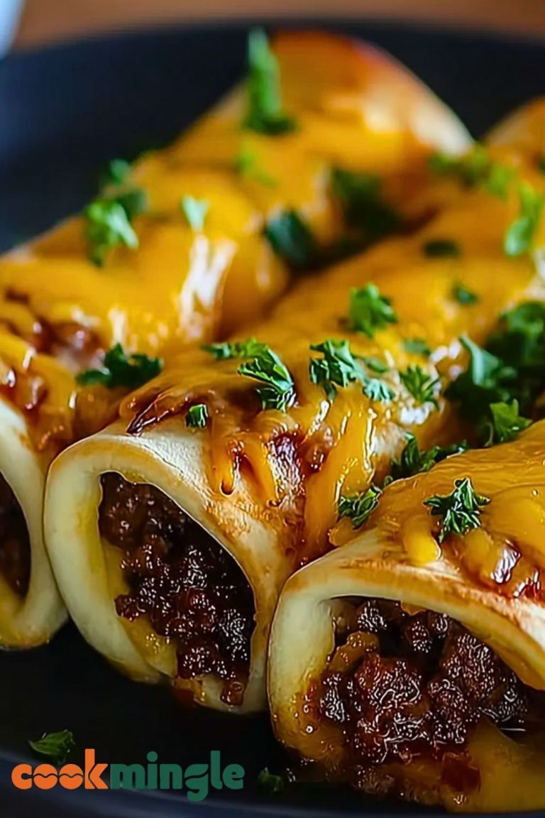 Garlic Butter Cheeseburger Rollups