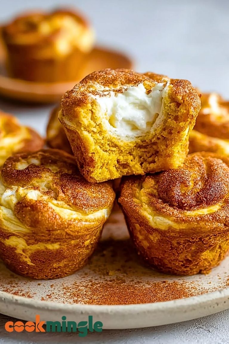 Pumpkin Cheesecake Muffins