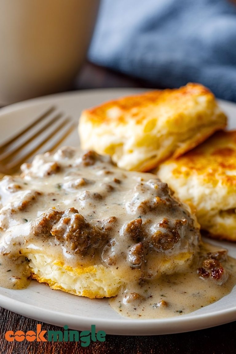 Sausage Gravy and Biscuits