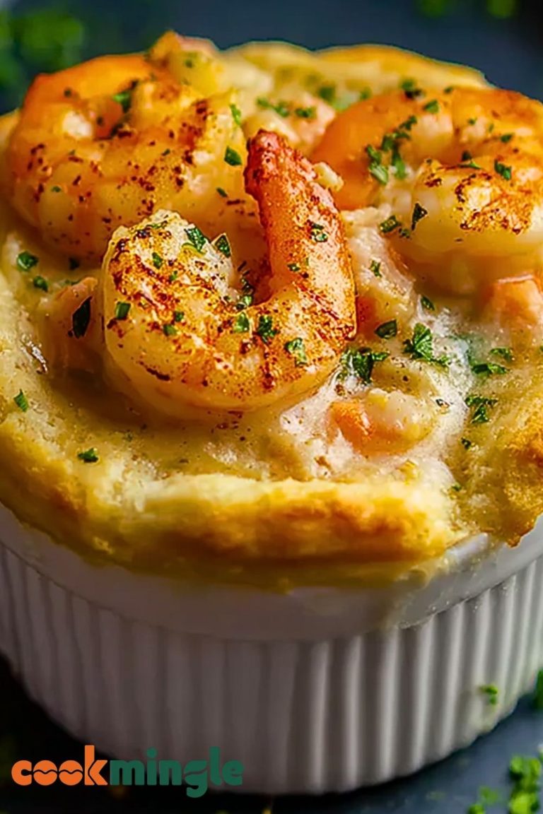 Shrimp and Lobster Biscuit Pot Pie