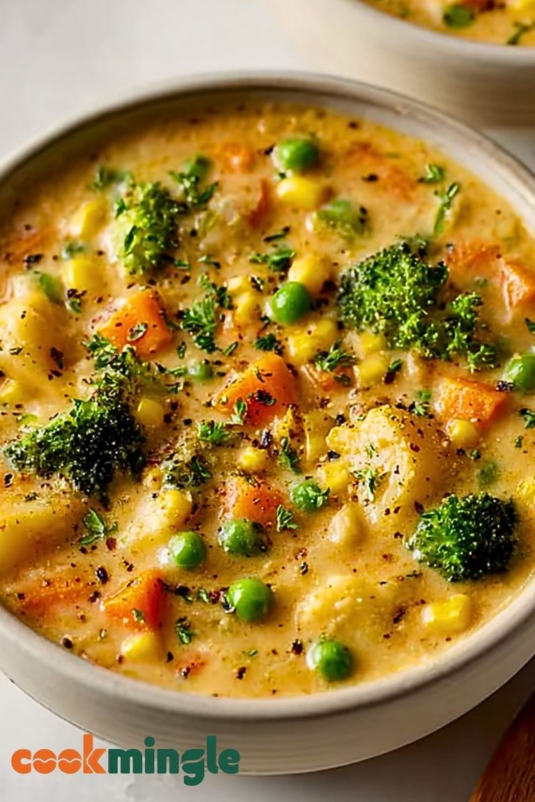 Veggie Pot Pie Soup