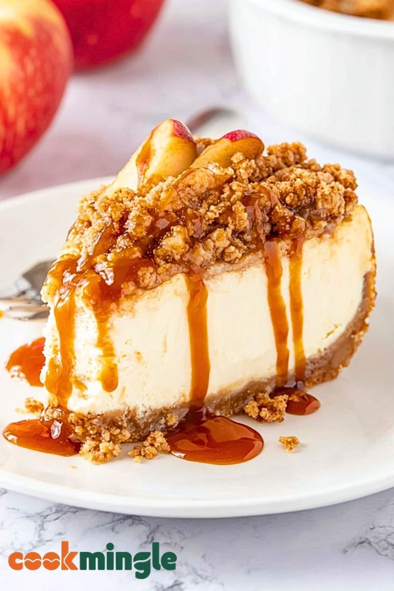 Apple Crisp Cheesecake