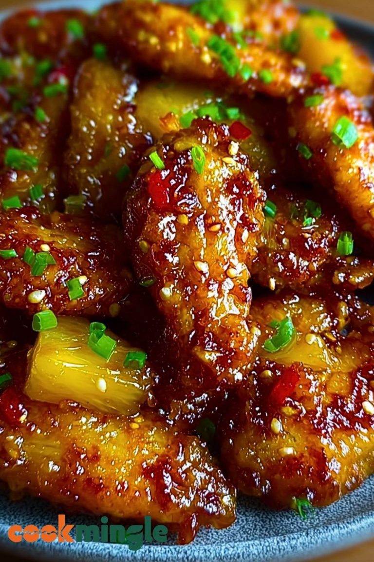Brown Sugar Pineapple Wings