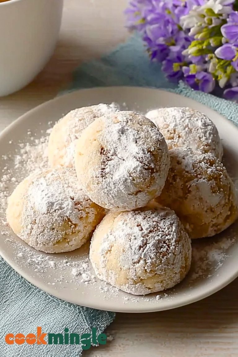 Buttery Keto Russian Tea Cakes