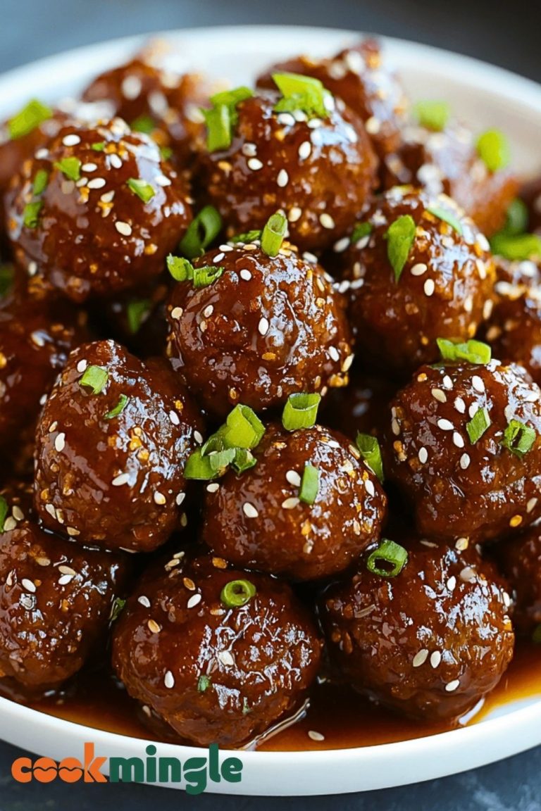 Crockpot Honey Garlic Meatballs