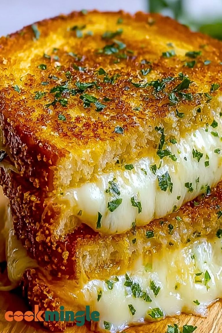Garlic Bread Grilled Cheese