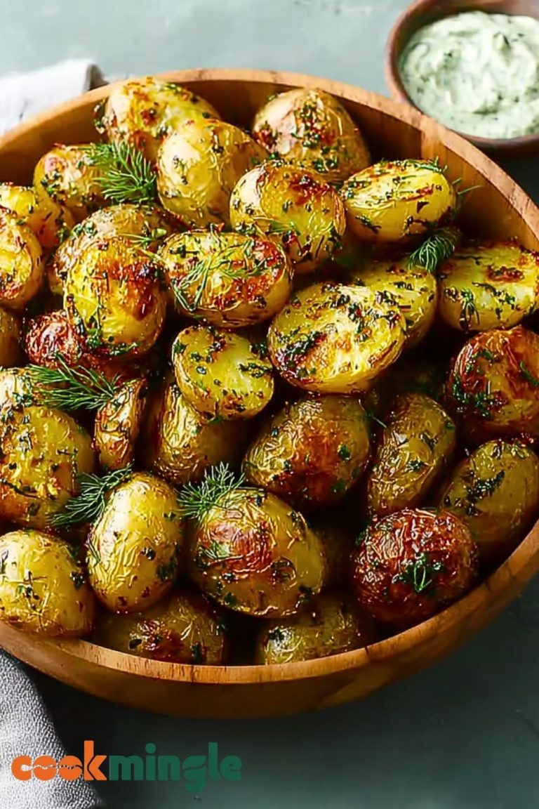 Golden Herb Roasted Baby Potatoes