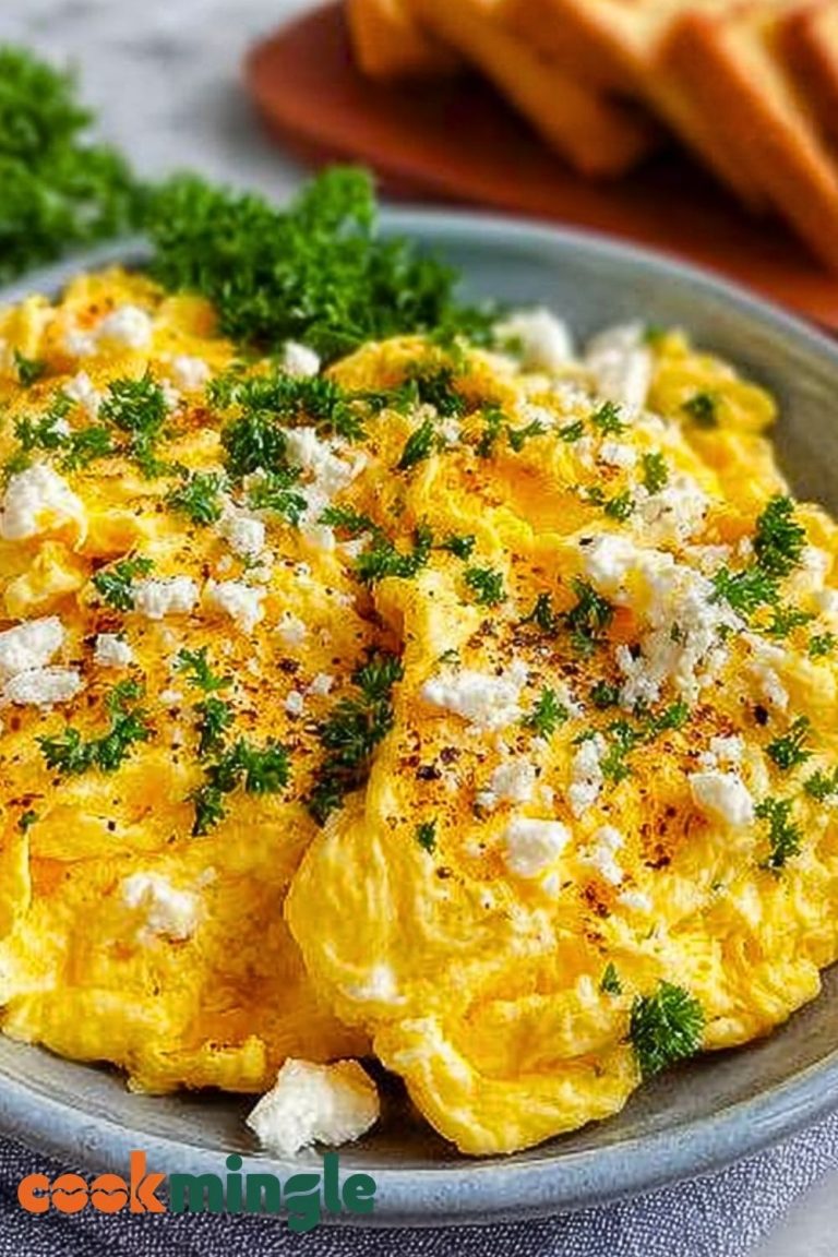 High-Protein Scrambled Eggs with Cottage Cheese