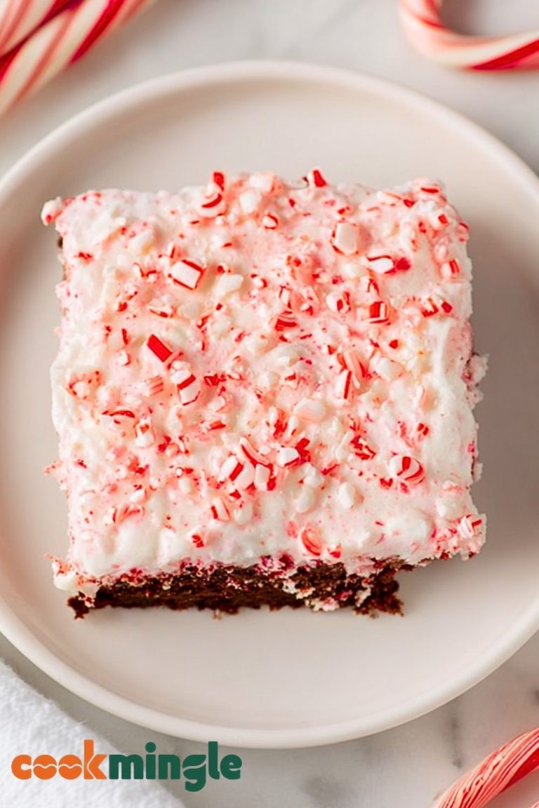 Peppermint Poke Cake