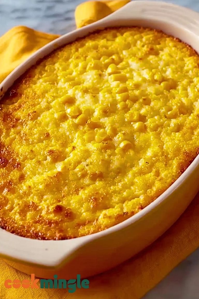Simple Scalloped Corn Casserole