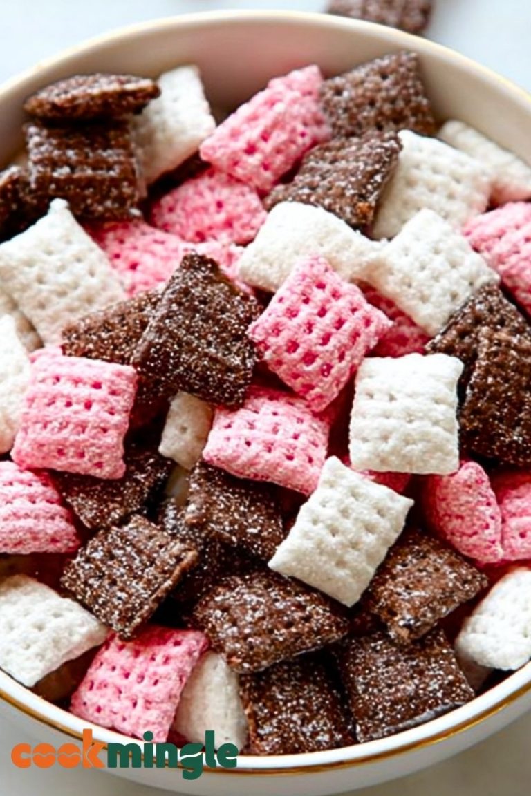 Sweet & Easy Neapolitan Puppy Chow Snack Mix