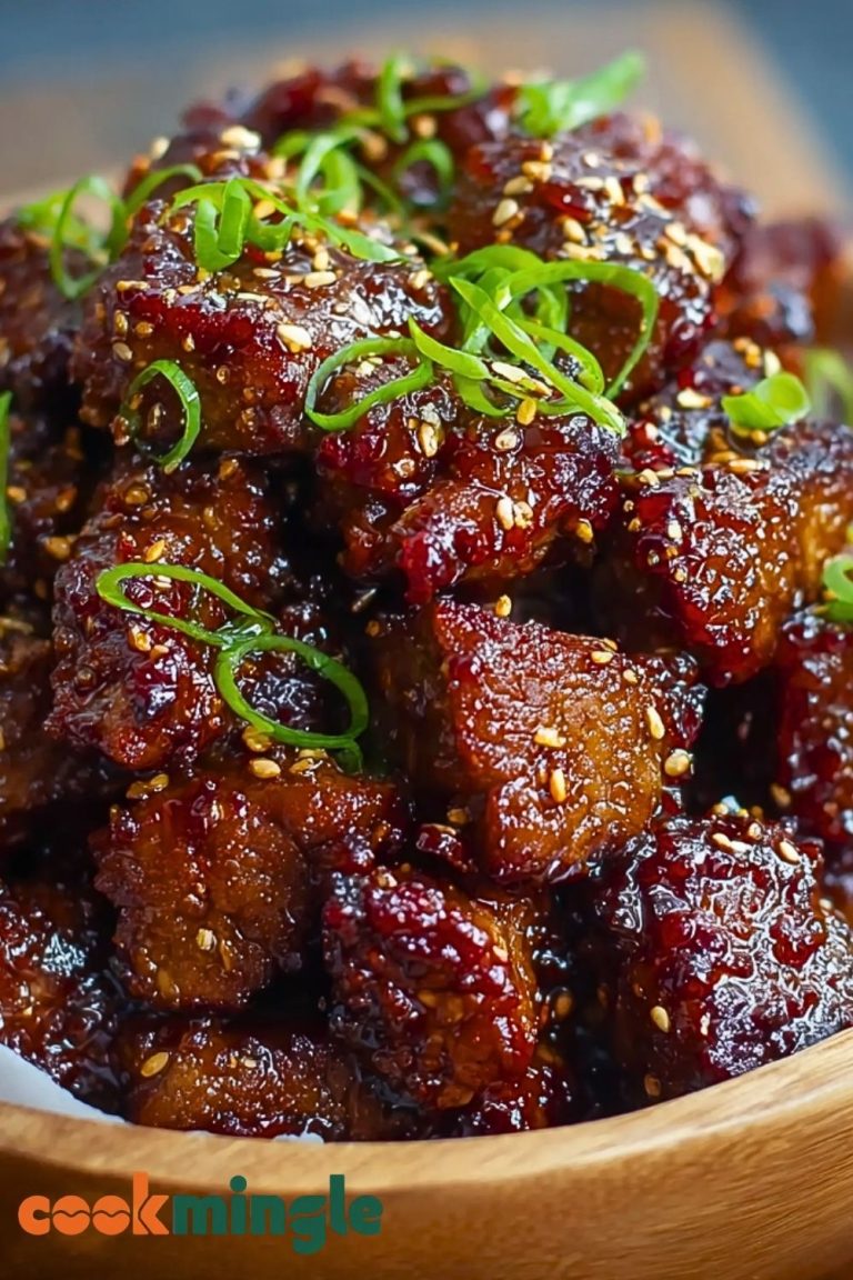 Sweet and Sticky Steak Bites