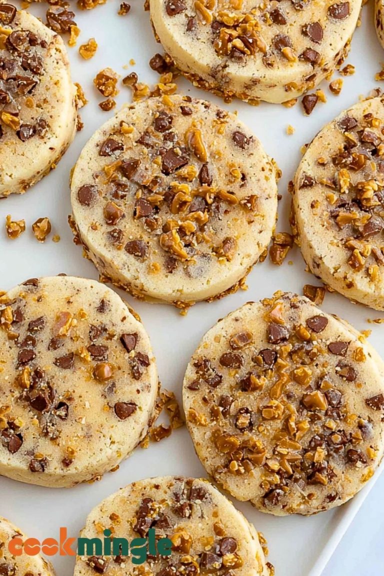 Toffee Icebox Cookies