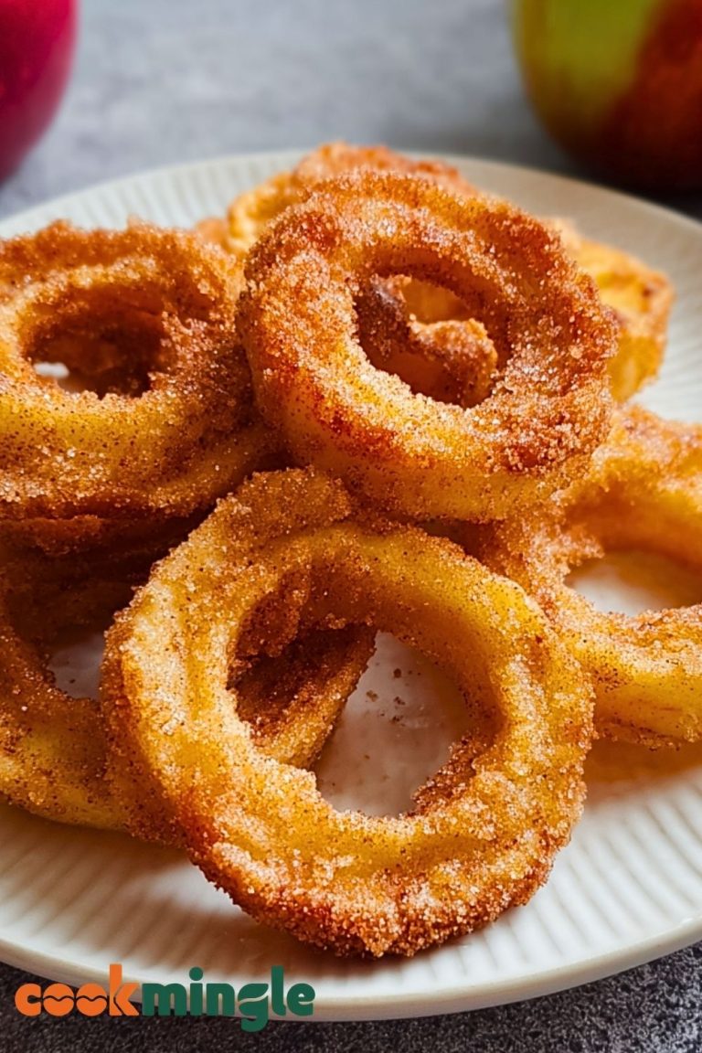 Air Fryer Cinnamon Apple Rings