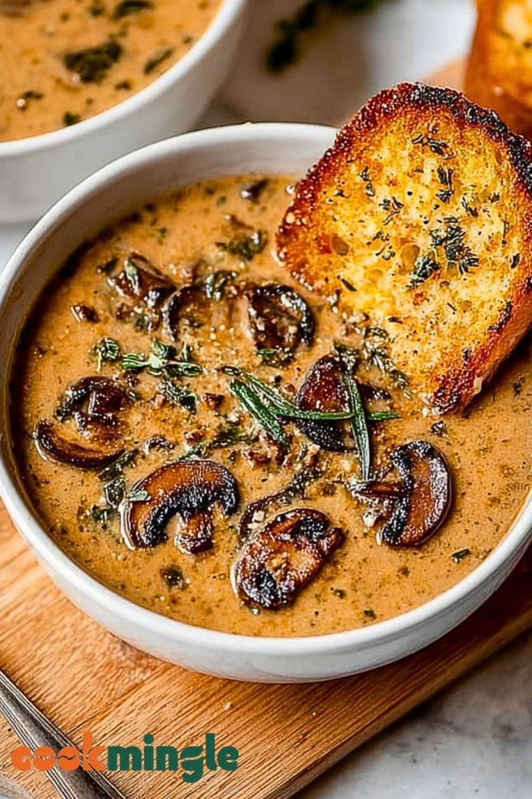 Best Mushroom Soup with Fresh Cremini Mushrooms