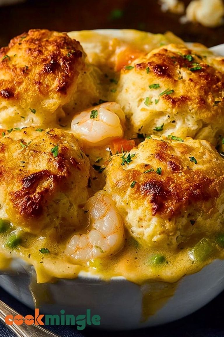 Cheddar Bay Biscuit Seafood Pot Pie