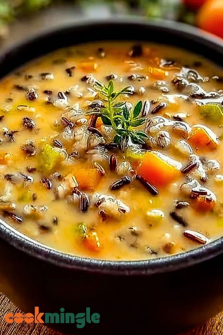 Cozy Autumn Wild Rice Soup