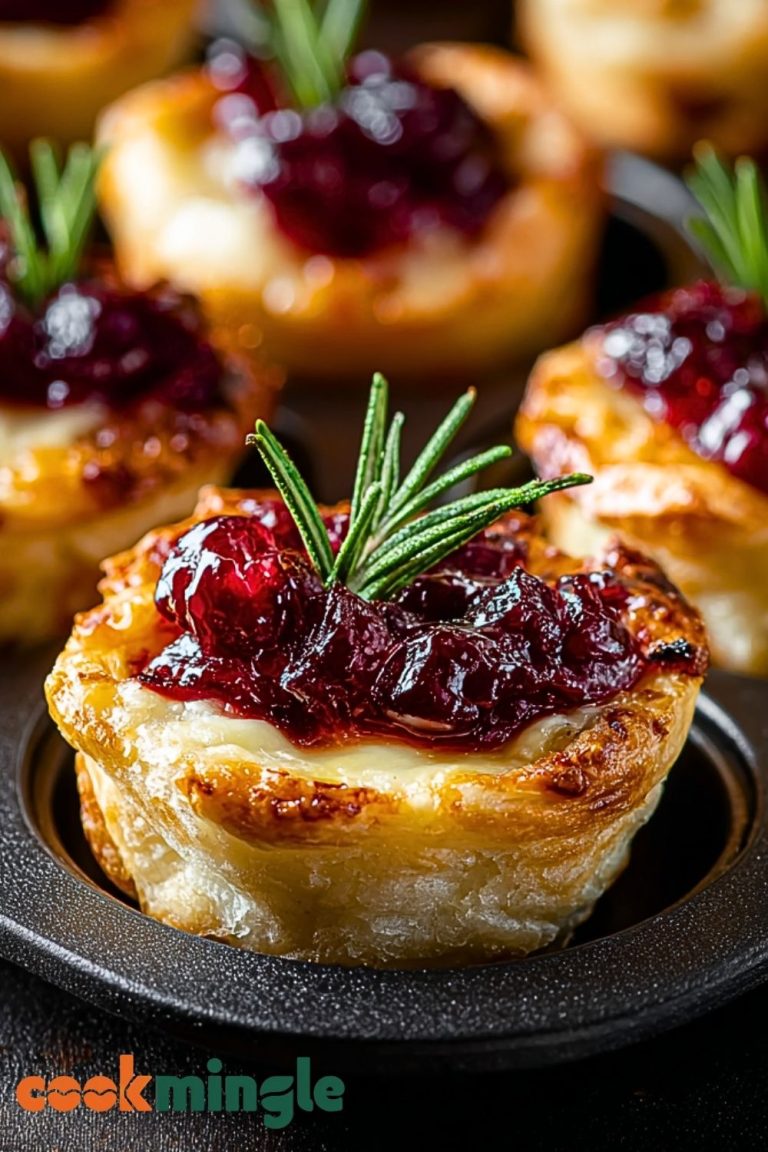 Cranberry Brie Bites