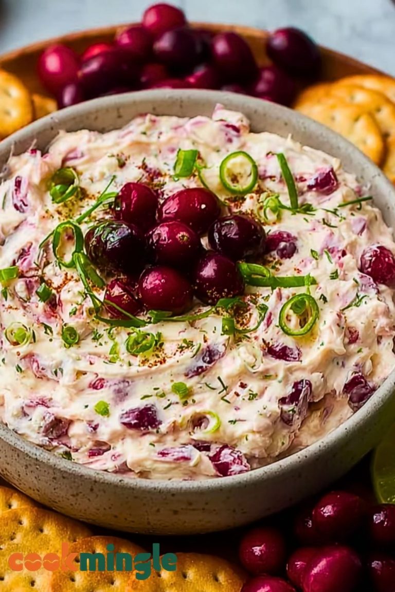 Cranberry Jalapeño Cream Cheese Dip
