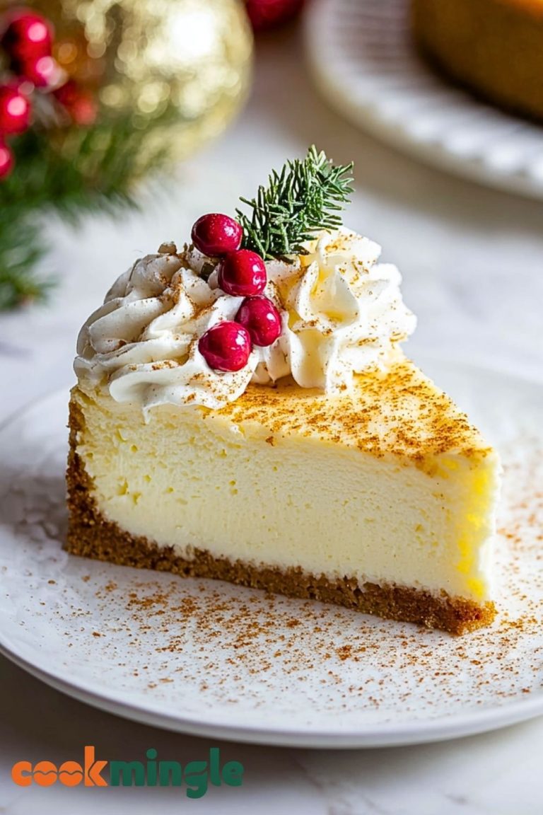 Eggnog Cheesecake