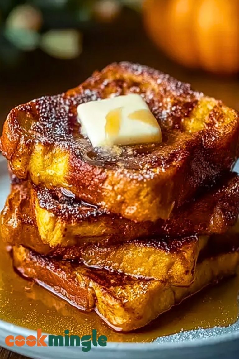 Fall Pumpkin French Toast Breakfast