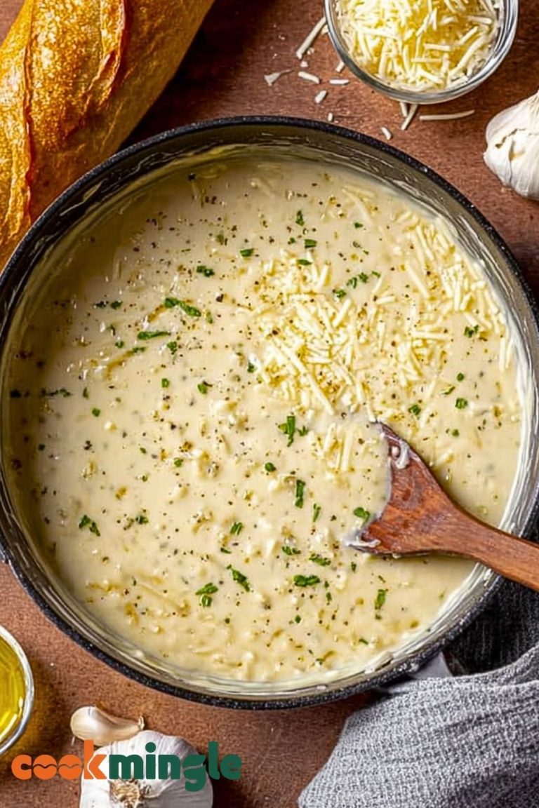 One Pot Garlic Parmesan Sauce