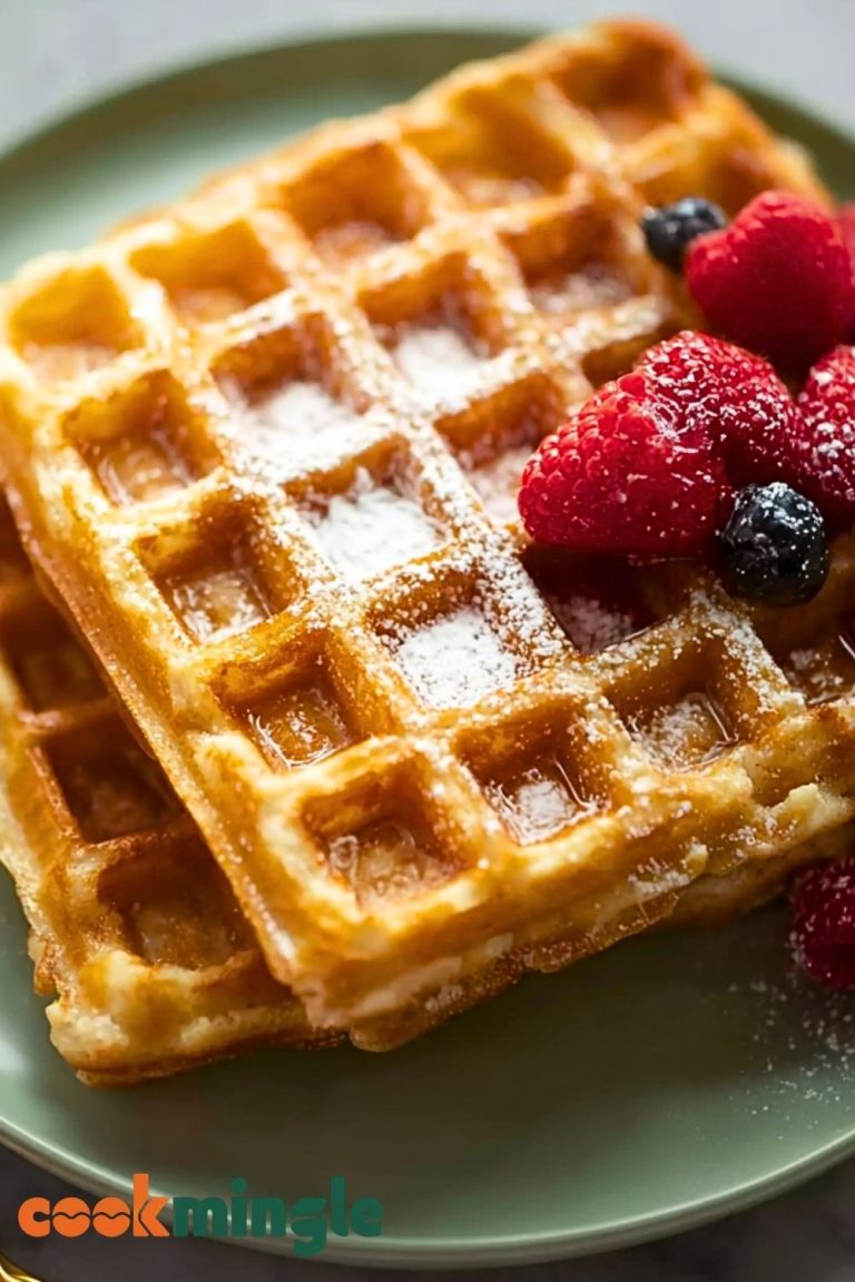 Protein-Packed Gluten-Free Cottage Cheese Waffles