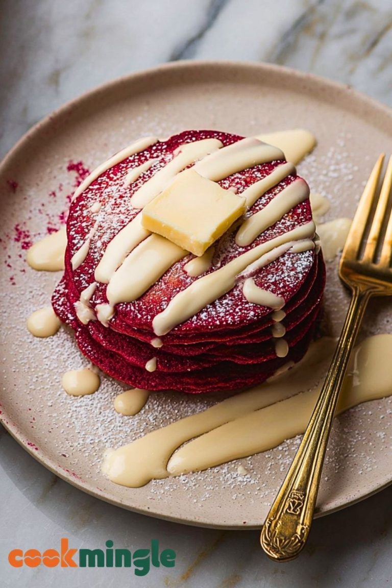 Red Velvet Pancakes For A Sweet Valentine’s Breakfast