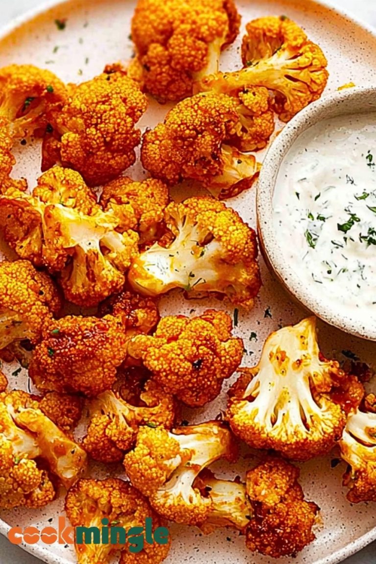Buffalo Cauliflower Bites