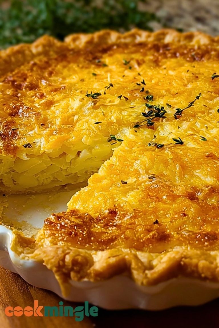 Cheddar Vidalia Onion Pie