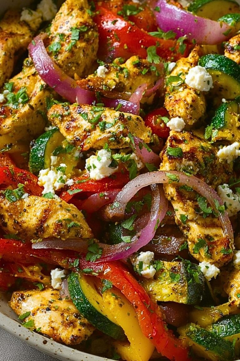 Easy Mediterranean Chicken Stir Fry