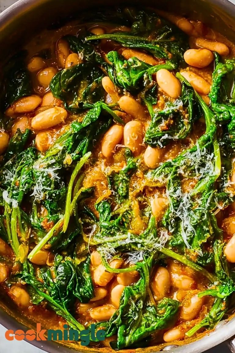 Easy Mediterranean White Beans and Greens