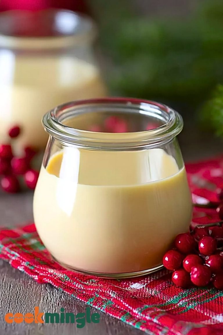 Festive Eggnog Panna Cotta
