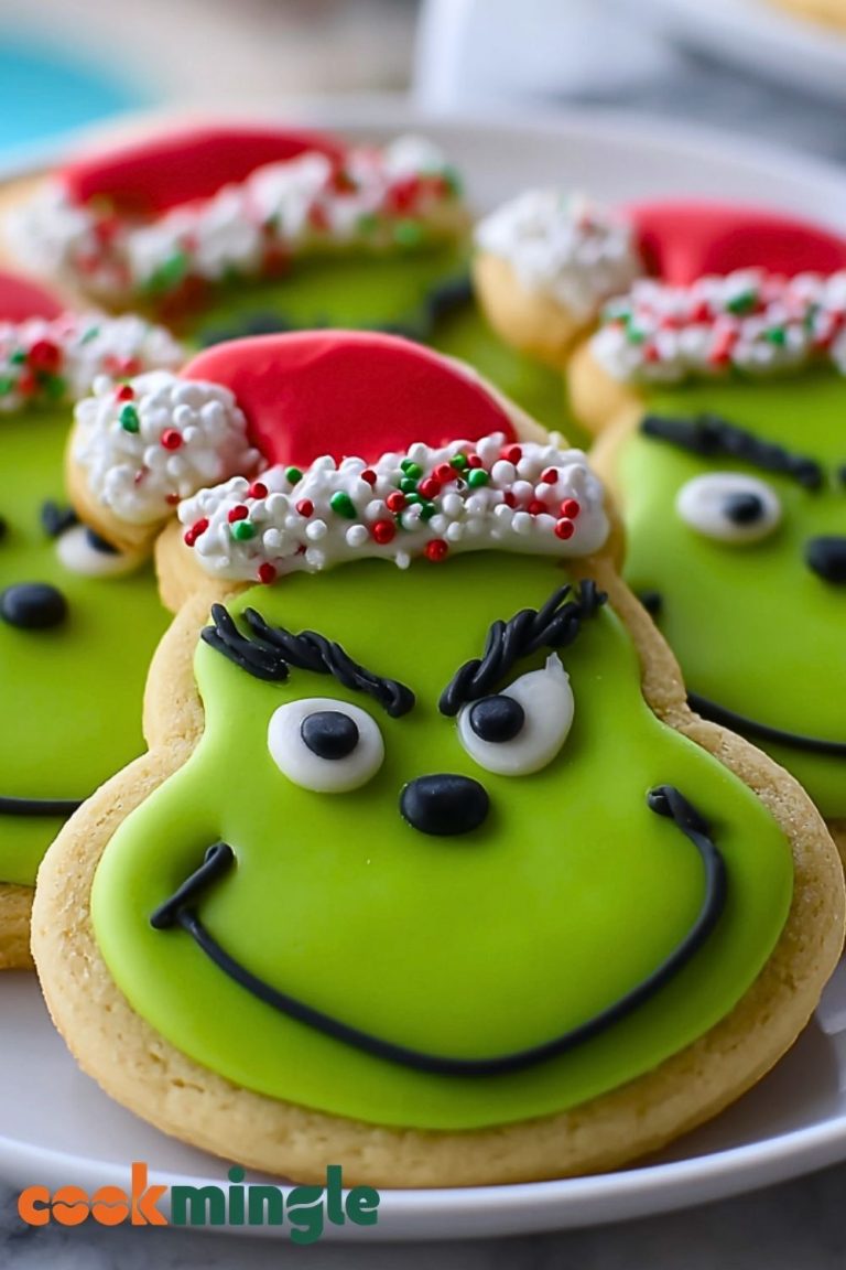 Grinch Cookies Decorated