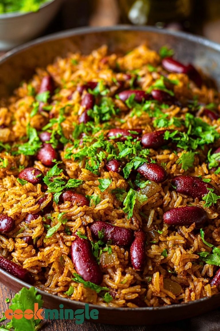 Kidney Beans and Rice Skillet with Shawarma Spices