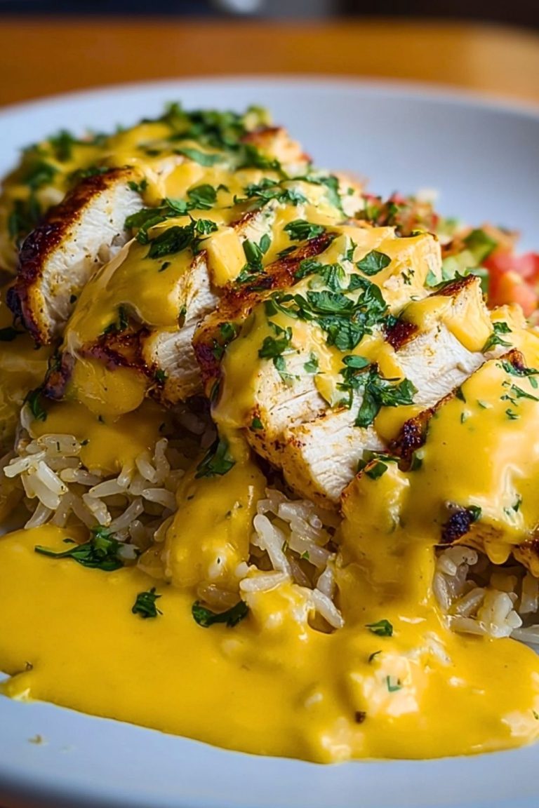 Mexican Chicken with Cheese Sauce