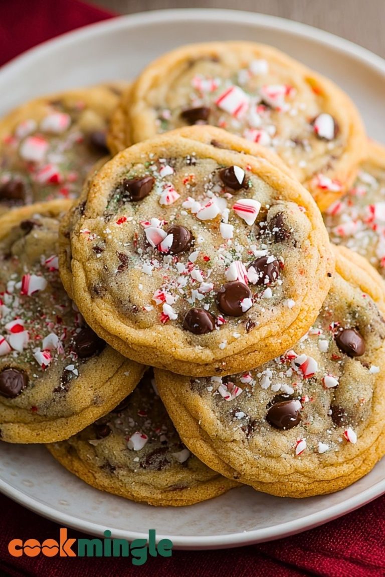 Peppermint Chocolate Chip Cookies