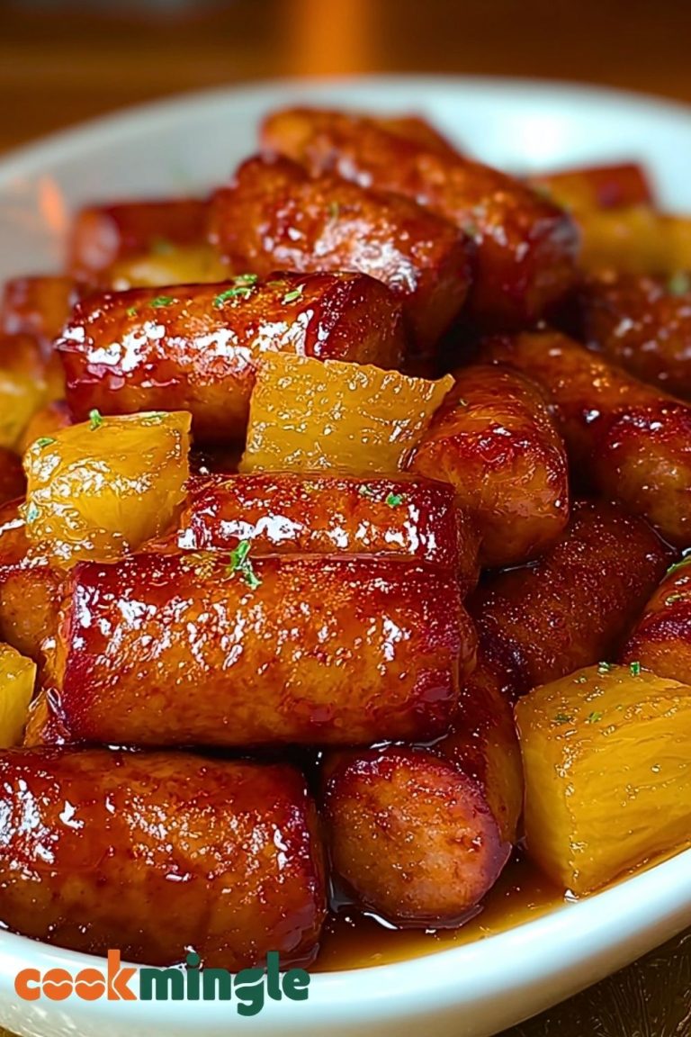 Pineapple Brown Sugar Mississippi Lil Smokies Bites